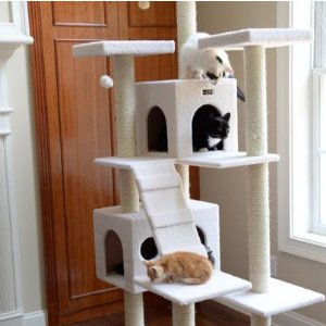 New 66" Cat Tree Tower Condo Furniture Scratching Post Pet Kitty Play House