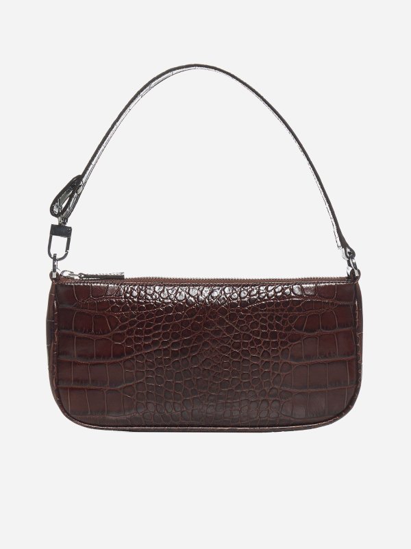 Rachel crocodile-effect leather bag