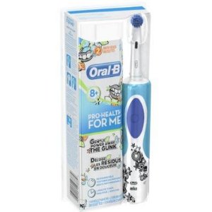  Pro-Health 儿童电动牙刷套装，包含2个敏感清洁型可替换牙刷头