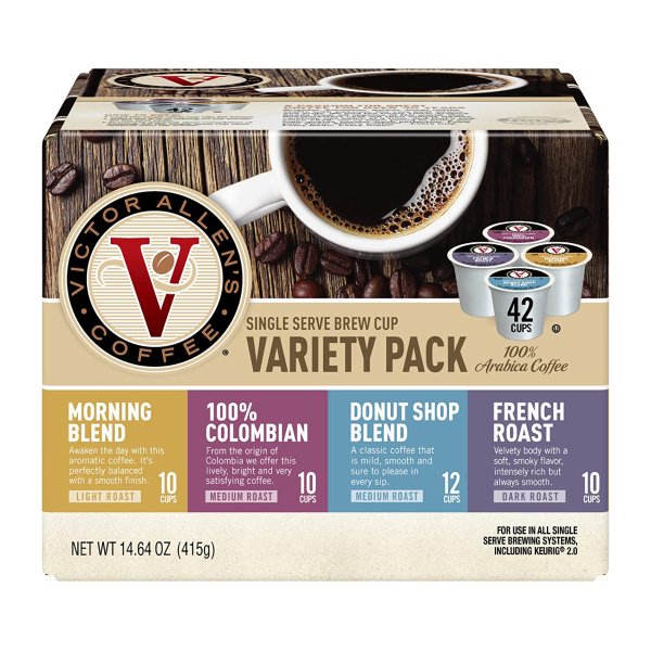 Coffee Variety Pack, Light-Dark Roasts, 42 Count, Single Serve Coffee Pods for Keurig K-Cup Brewers