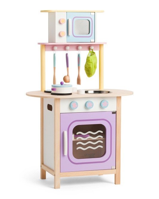 Play Kitchen With Microwave