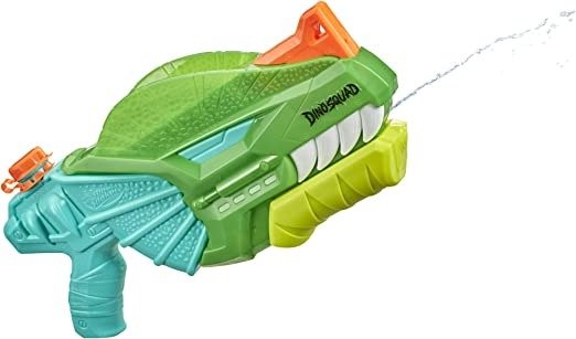 Super Soaker DinoSquad Dino-Soak Water Blaster - Pump-Action Soakage for Outdoor Summer Water Games - for Youth, Teens, Adults