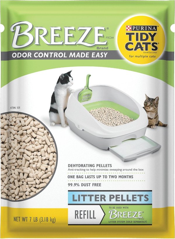Breeze Cat Litter Pellets Refill, 7-lb bag - Chewy.com