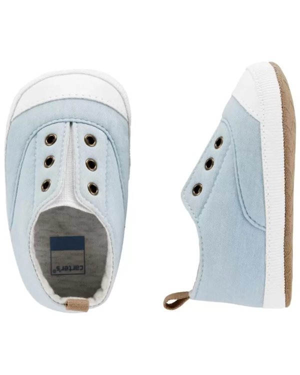 Chambray Sneaker Baby Shoes