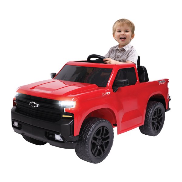 KALEE 6V Chevy Silverado Pick-Up Truck Ride On Toy Car