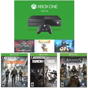 Xbox One 1TB Holiday Bundle+Tom Clancy's Division+Rainbow Six Siege+Assassin's