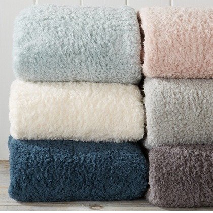 Cozy Sherpa Stretch Knitted Lightweight Bed Blanket