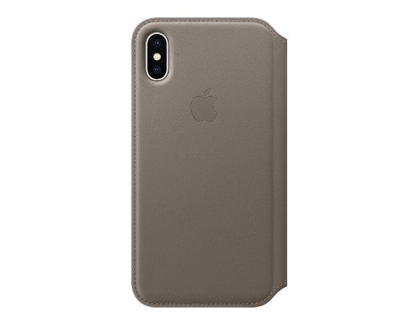 Leather Folio Case for iPhone X