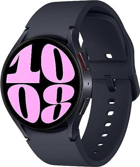 Galaxy Watch 6 40mm Bluetooth Smartwatch, Fitness Tracker, Personalized HR Zones, Advanced Sleep Coaching, Heart Monitor, BIA Sensor, Health Wellness Insights, Big Screen, US Version, Graphite