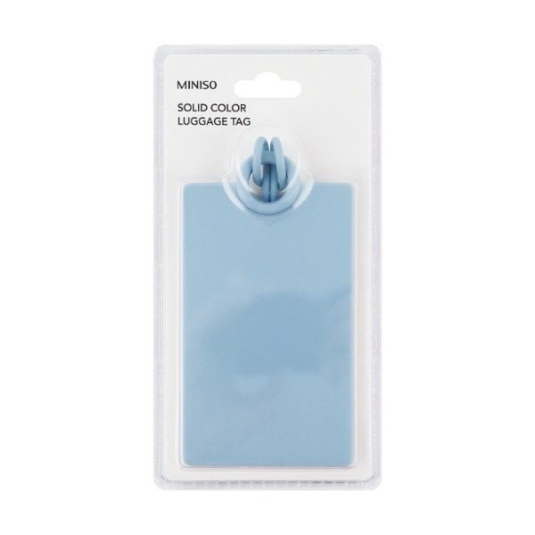 Miniso Solid Color Luggage Tag(Blue) - Yamibuy.com