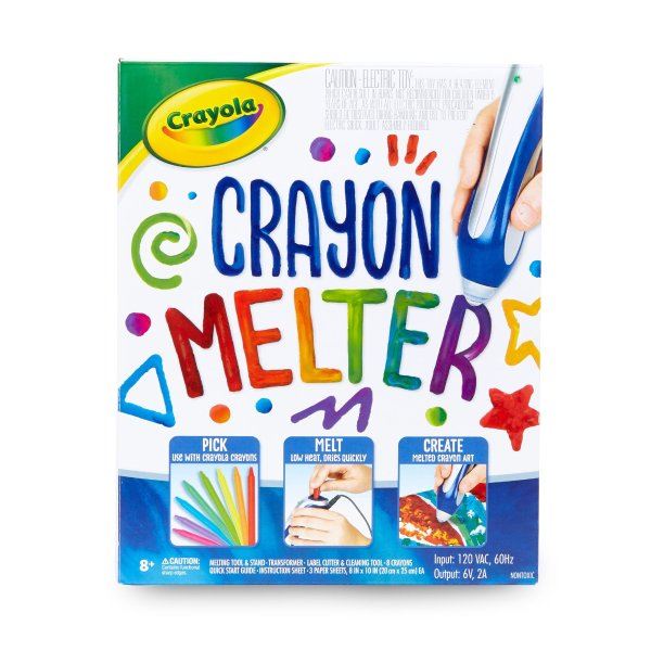 Crayon Melter Kit with Crayons, Gift for Kids, Ages 8-11