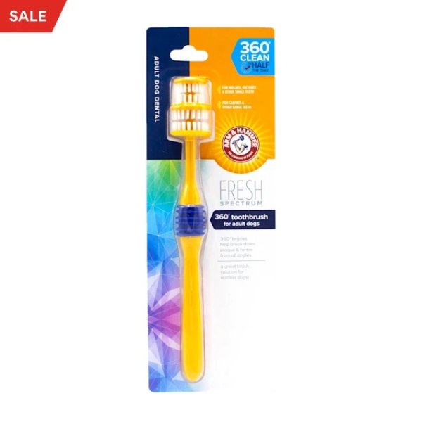 Fresh Spectrum 360 Degree Toothbrush for Adult Dogs | Petco