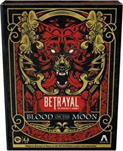 Gaming Betrayal The Werewolf's Journey Blood on The Moon Tabletop Board Game Expansion, Ages 12+, Requires Betrayal at House on The Hill 3rd Edition to Play