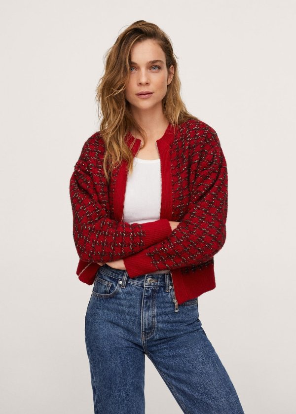 Textured knit cardigan - Women | OUTLET USA