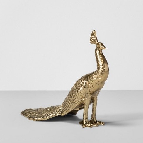 Peacock Figurine - Gold - Opalhouse&#153;