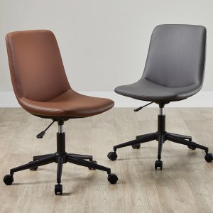 Realspace Praxley Faux Leather Low Back Task Chair