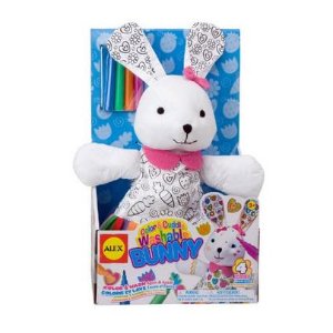 ALEX Toys Craft Color & Cuddle Bunny Soft Toy