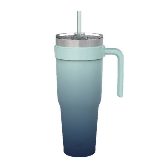 Designs Stainless Steel Double Walled Waverly Tumbler - Blue Ombre