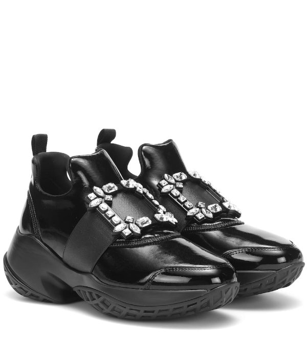Viv' Run leather sneakers