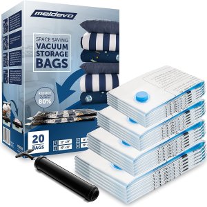MELDEVO 20 Pack Premium Vacuum Sealer Bags