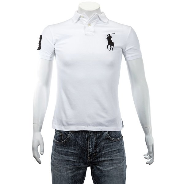 White Polo Shirt- Size S