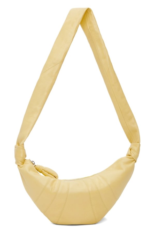 SSENSE Exclusive Yellow Small Croissant Bag