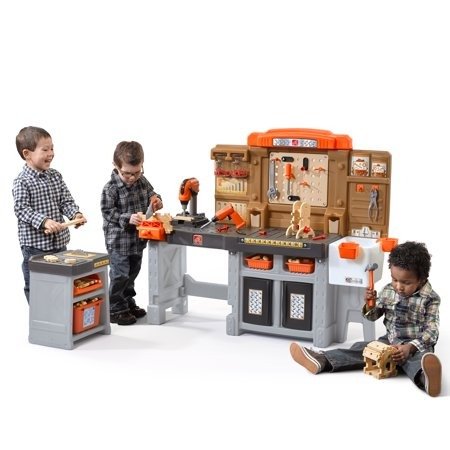 Pro Play Workshop & Utility Bench with 76 Piece Tool Set