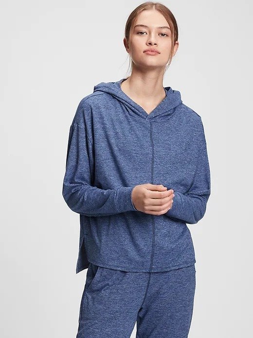 Fit Brushed Jersey Hoodie
