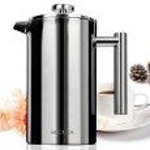 Secura Stainless Steel French Press Coffee Maker 