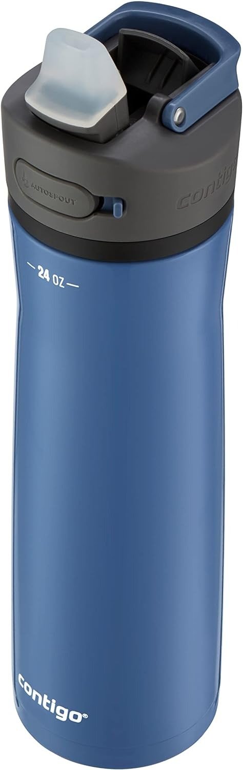 Ashland Chill Stainless Steel Water Bottle with Leakproof Lid & Straw