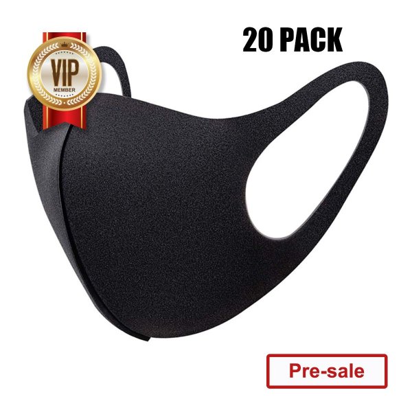 Anti Dust Reusable Face Mask (20 pcs), Pre-sale