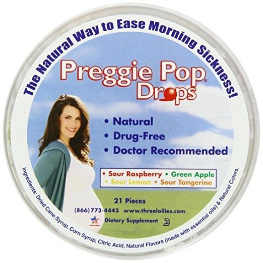 Preggie Pop Drops Assorted for Morning Sickness Relief, 21 Count