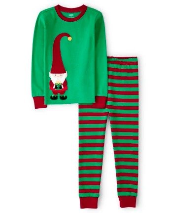 Unisex Kids Elf Snug Fit Cotton 2-Piece Pajamas - Gymmies | Gymboree - IRELAND