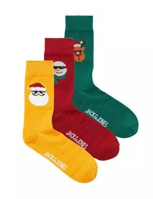 圣诞老人袜子3双装