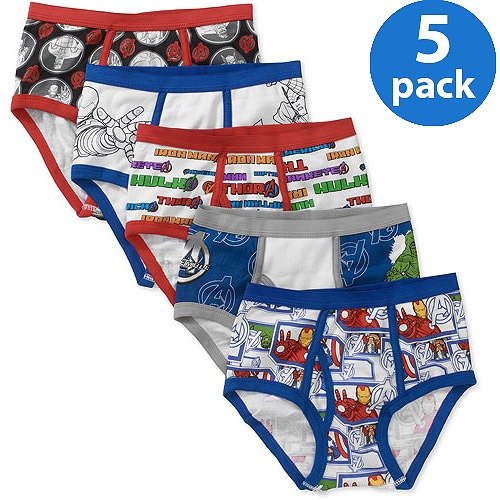 Avengers Boys' Underwear, 5 Pack