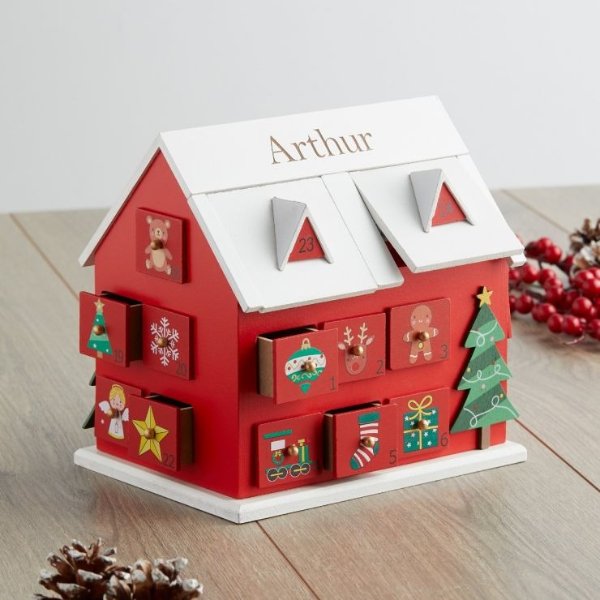 Personalized Advent Calendar House