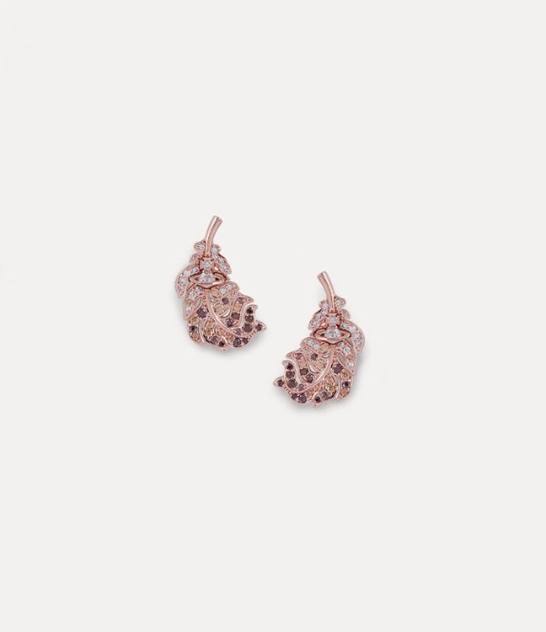 Savanna Pink-Gold Tone | Women’s Earrings | Vivienne Westwood