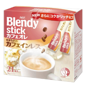 AGF Blendy 欧蕾牛奶风味速溶咖啡 低咖啡因 21条 特价