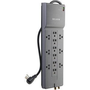 Belkin 电涌保护插座促销 12孔3940焦耳$19.49