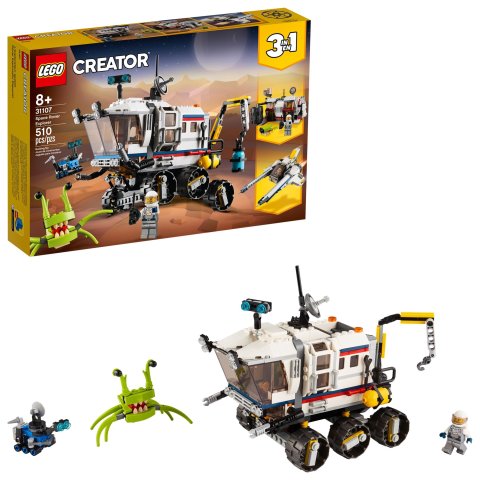 LegoCreator 3in1 Space Rover Explorer 31107 Building Toy for Kids Ages 8+ (510 pieces)