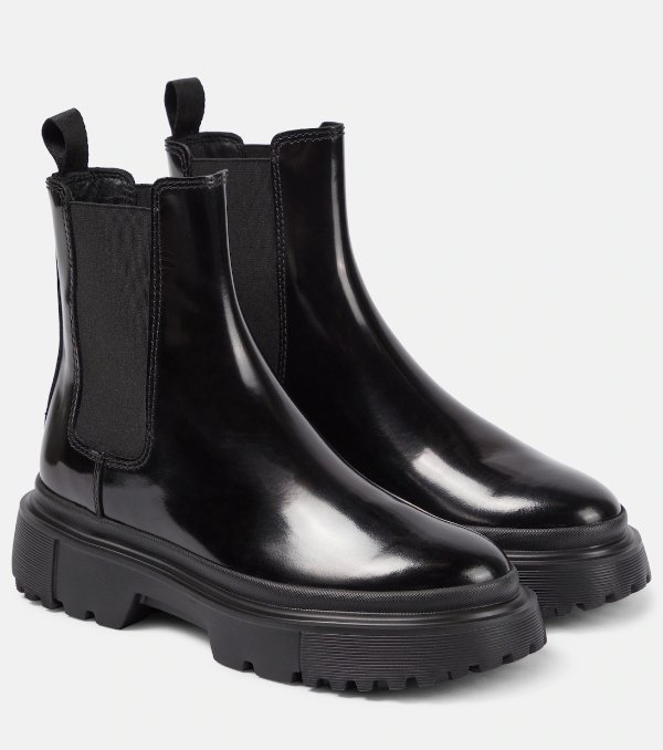 黑色的H 629 PVC材质切尔西靴 - Hogan | Mytheresa