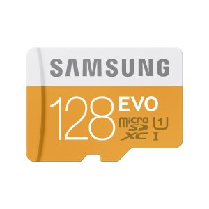 Samsung microSDXC 128GB EVO Memory Card with Adapter