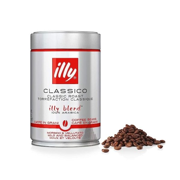 Classico Medium Roast Whole Beans Coffee 8.8oz/250g