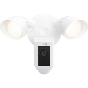 Ring Floodlight Cam Wired Plus 1080p Outdoor Wi-Fi Camera with Color Night Vision