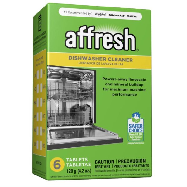 Dishwasher Cleaner, 6 Tablets | Formulated to Clean Inside All Machine Models