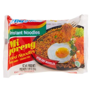 Indomie Mi Goreng Instant Stir Fry Noodles, Halal Certified, Original Flavor (Pack of 30)