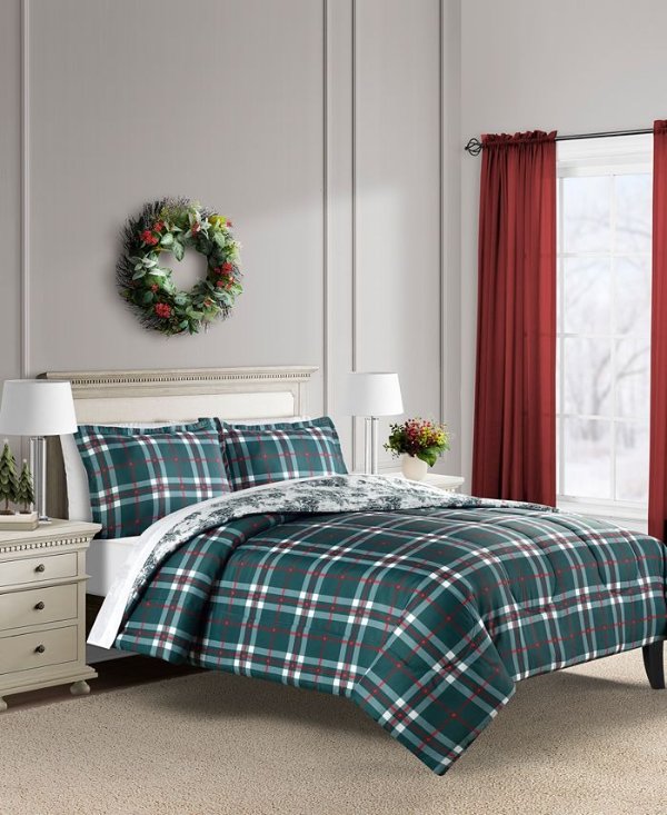 Holiday Toile 2-Pc. Twin Comforter Set