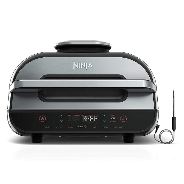 Ninja 6合1多功能室内烤炉 带空气炸篮