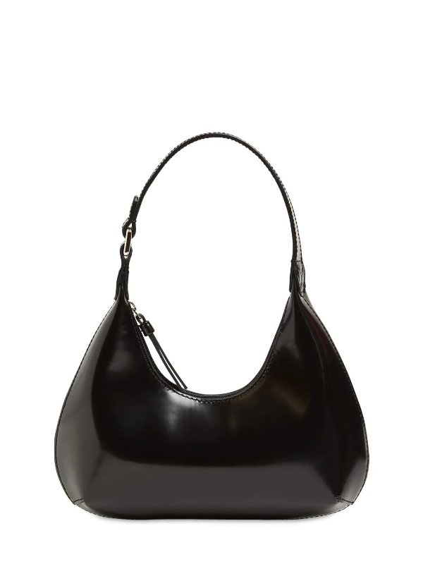BABY AMBER SEMI PATENT LEATHER BAG