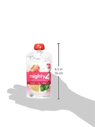 Mighty 4, Organic Toddler Food, Variety Pack, 4 ounce pouch (Pack of 18)